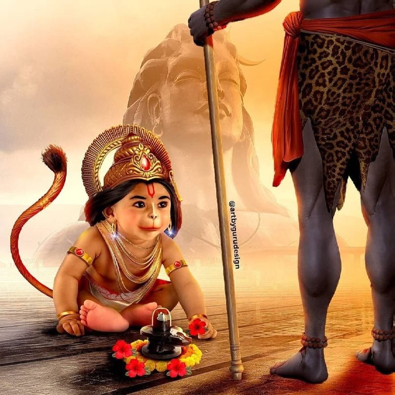 Kid-Hanuman_shiva_temple_channath_dakshinamoorthi_temple_malappuram -34