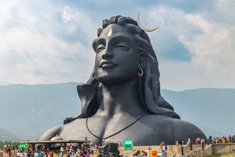 Adiyogi_statue-Dakshinamoorthi_shiva_temple_channath_dakshinamoorthi_temple_malappuram-22